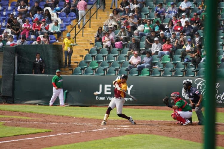 stepping on homeplate