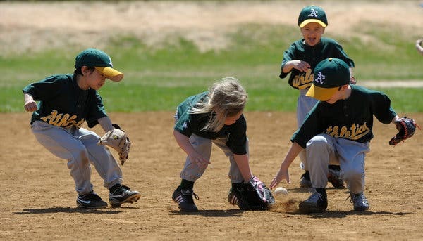 third base for t-ball players