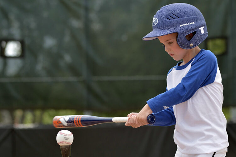 how to teach a 5 year old how to hit a baseball